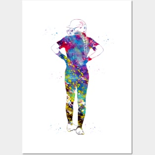 Softball Player Girl Posters and Art